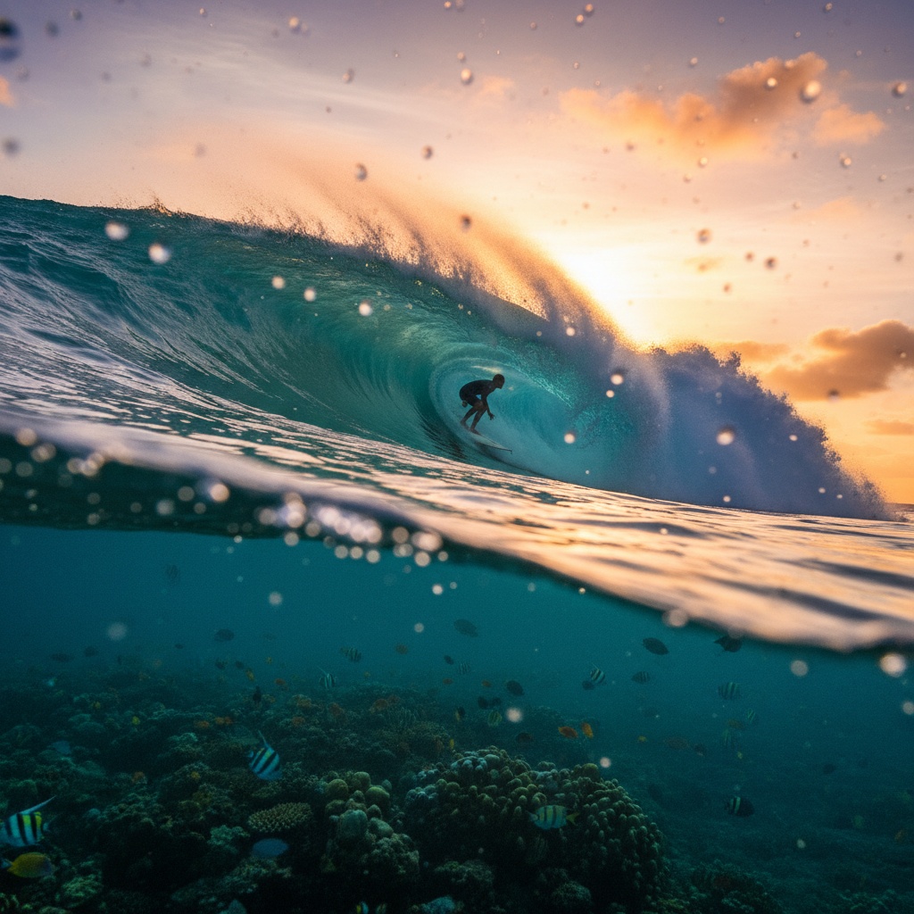 Mon expérience du surf extrême : entre frissons et moments magiques