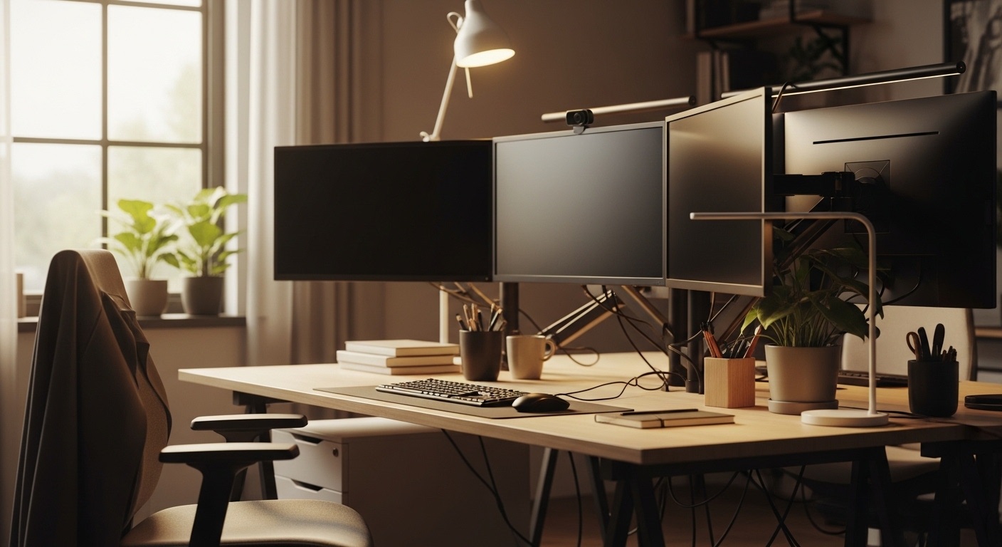 Ma vie a changé quand j’ai adopté le triple écran au bureau Ma vie a changé quand j’ai adopté le triple écran au bureau